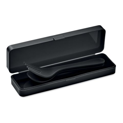 Set de couverts en PP noir | sans marquage | non disponible | non disponible | non disponible