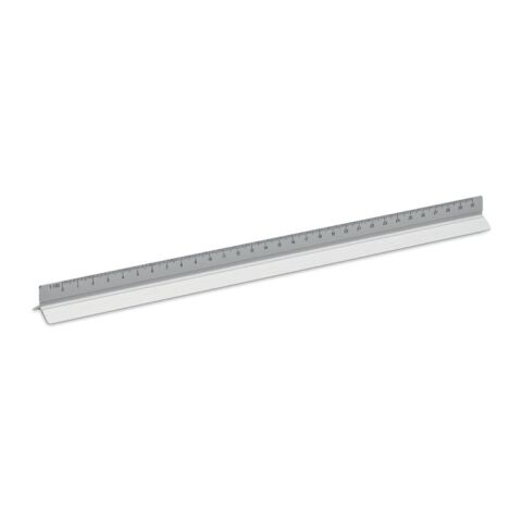 30cm Ruler in aluminium argent mate | sans marquage | non disponible | non disponible