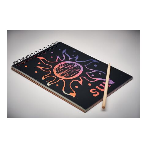 Scratching paper notebook bois | sans marquage | non disponible | non disponible | non disponible