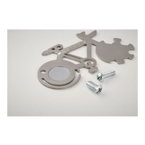 Multi-outil en acier inoxydable argent mate | sans marquage | non disponible | non disponible | non disponible