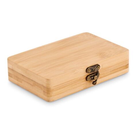 13 pièces ensemble d&#039;outils présenté en étui bambou bois | sans marquage | non disponible | non disponible | non disponible