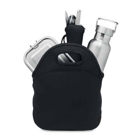 Lunch set in stainless steel noir | sans marquage | non disponible | non disponible | non disponible