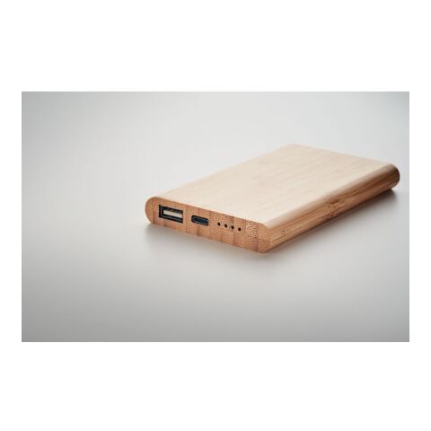 4000 mAh Bamboo power bank bois | sans marquage | non disponible | non disponible