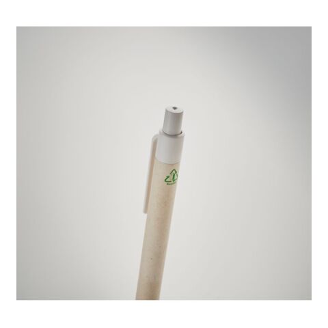 Milk carton paper ball pen blanc | sans marquage | non disponible | non disponible