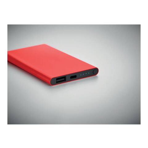 4000 mAh Power Bank Type C rouge | sans marquage | non disponible | non disponible