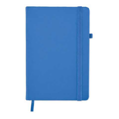 Recycled PU A5 lined notebook bleu royal | sans marquage | non disponible | non disponible | non disponible