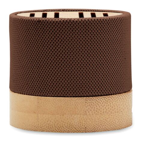 Bamboo RPET wireless speaker Chocolat | sans marquage | non disponible | non disponible | non disponible