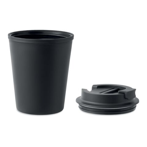 Recycled PP tumbler 300 ml noir | sans marquage | non disponible | non disponible
