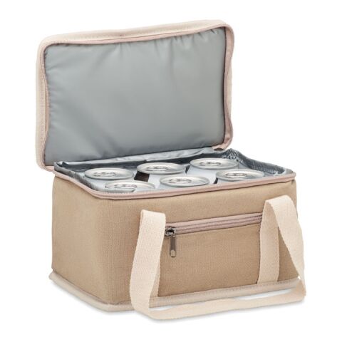 6 can cool bag canvas 320gr/m² beige | sans marquage | non disponible | non disponible | non disponible
