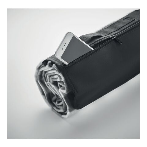 RPET fleece blanket 150 gr/m² noir | sans marquage | non disponible | non disponible | non disponible