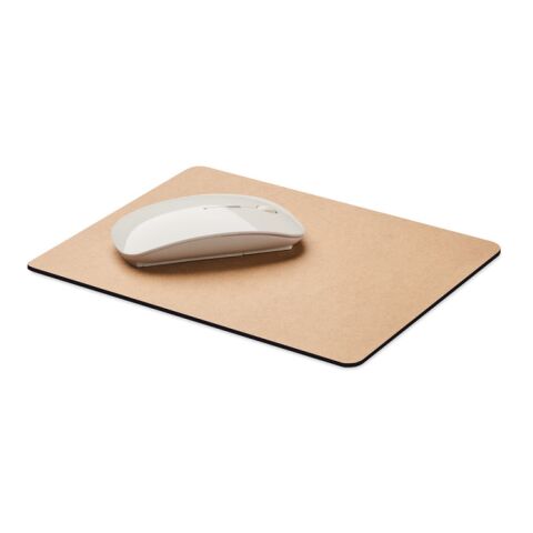 Tapis de souris papier recyclé beige | sans marquage | non disponible | non disponible