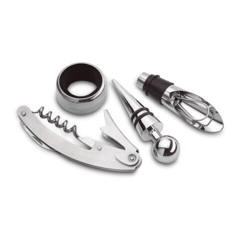Set d&#039;accessoires à vin argent mate | sans marquage | non disponible | non disponible