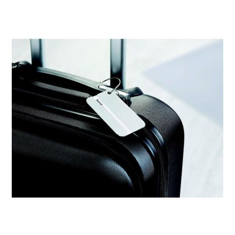 Etiquette à bagages argent mate | sans marquage | non disponible | non disponible | non disponible