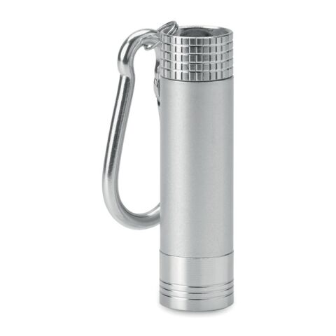 Porte-clés LED en alu /ABS argent | sans marquage | non disponible | non disponible