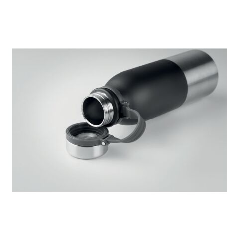 Bouteille double paroi 600ml. noir | sans marquage | non disponible | non disponible | non disponible
