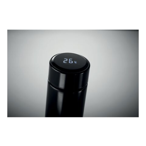 Bouteille  avec thermomètre noir | sans marquage | non disponible | non disponible | non disponible