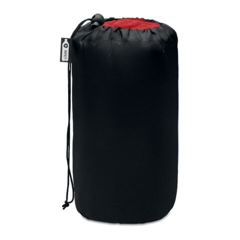 Couverture de voyage en RPET rouge | sans marquage | non disponible | non disponible | non disponible