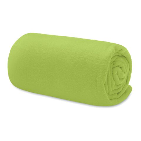 Couverture de voyage en RPET lime | sans marquage | non disponible | non disponible | non disponible