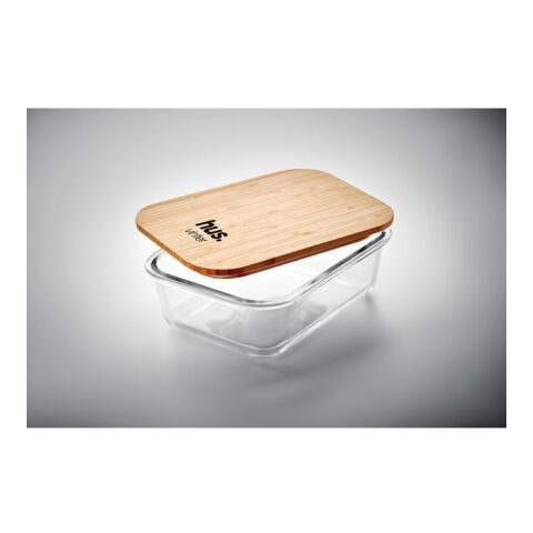 Lunchbox en verre et bambou transparent | sans marquage | non disponible | non disponible | non disponible