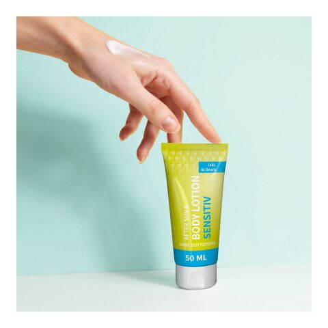 Tube de 50 ml - Body &amp; After Sun Lotion (Sensible) - FullbodyPrint Blanc | sans marquage