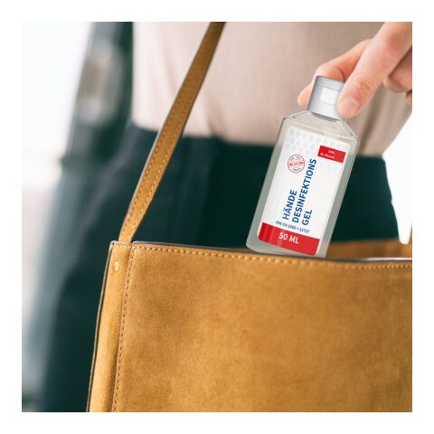 Bouteille de 50 ml - Désinfectant pour les main - Body Label Transparent | sans marquage