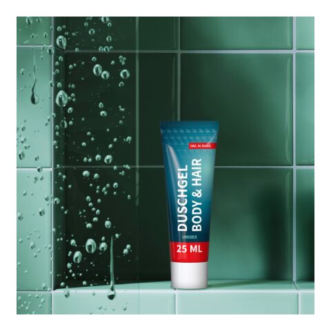 Tube de 25 ml - Gel Douche Rosmarin-Gingembre - FullbodyPrint Blanc | sans marquage