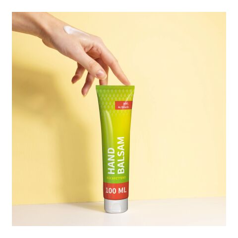 Tube de 100 ml - Baume pour les mains "Gingembre - Citron vert " - FullbodyPrint Blanc | sans marquage