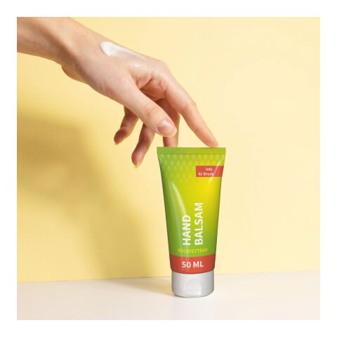 Tube de 50 ml - Baume pour les mains "Calendula - Aloe Vera" - FullbodyPrint Blanc | sans marquage