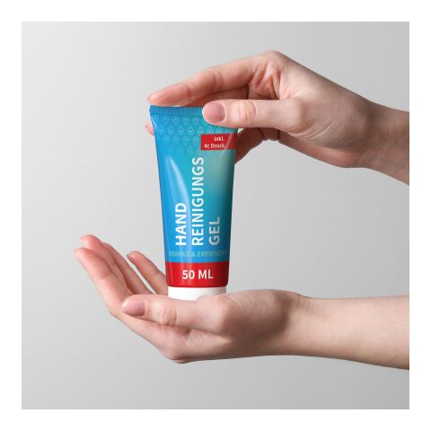 Tube de 50 ml - Gel de nettoyage des mains - FullbodyPrint Blanc | sans marquage