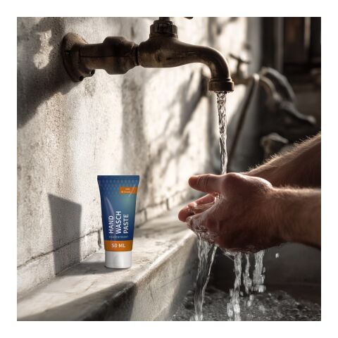 Tube de 50 ml - Pâte professionnelle de nettoyage des mains - FullbodyPrint Blanc | sans marquage