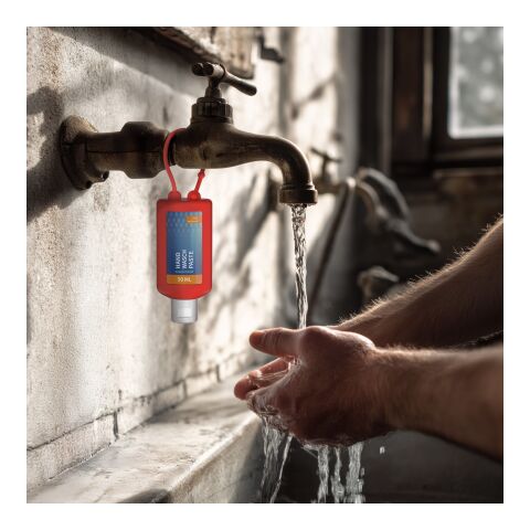 Pâte de nettoyage des mains Rouge | sans marquage