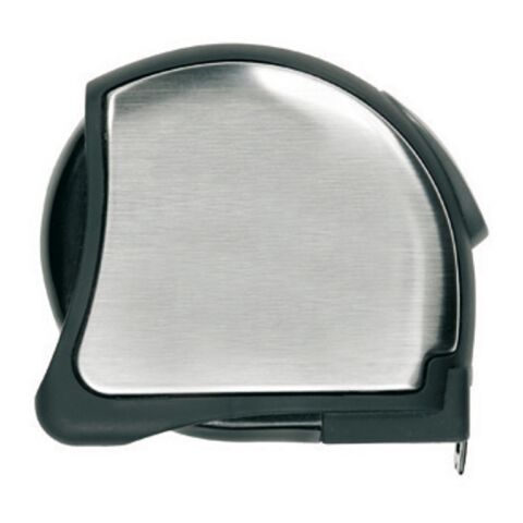 Mètre acier inoxydable, 5m/25mm argent-noir | sans marquage | non disponible | non disponible | non disponible