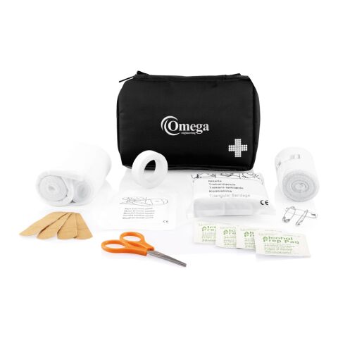 Kit de premiers soins de la taille d’une enveloppe noir | sans marquage | non disponible | non disponible