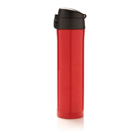 Bouteille isotherme fermeture facile rouge-noir | sans marquage | non disponible | non disponible | non disponible