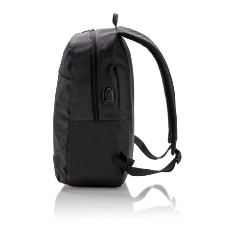 Sac à dos pour ordinateur avec prise USB noir | sans marquage | non disponible | non disponible | non disponible