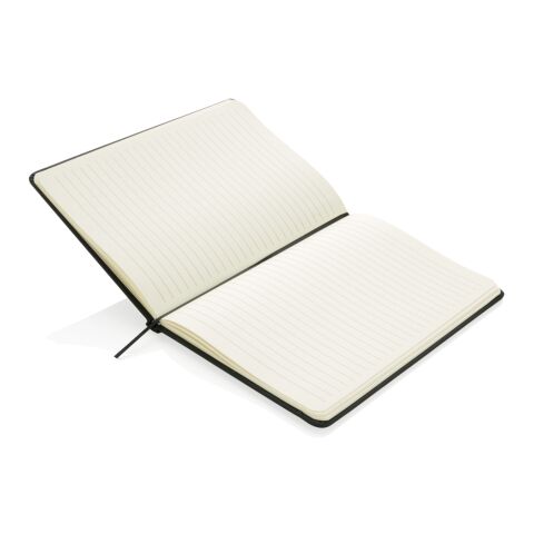 Carnet de notes A5 Basic en PU noir | sans marquage | non disponible | non disponible
