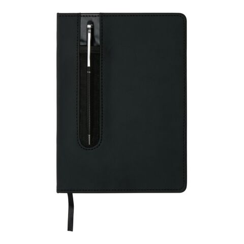 Carnet de notes A5 avec stylo tactile Deluxe noir | sans marquage | non disponible | non disponible | non disponible