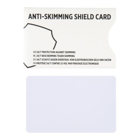 Bouclier anti-RFID blanc | sans marquage | non disponible | non disponible