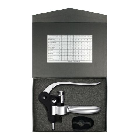 Tire-bouchon à levier Executive noir | sans marquage | non disponible | non disponible | non disponible