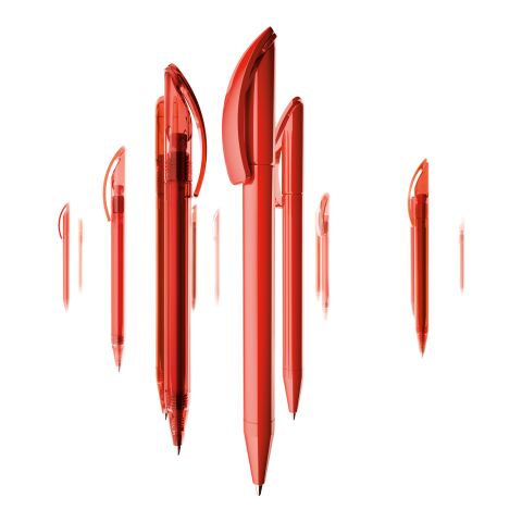 Prodir DS3 stylo à bille twist Soft Touch rougefoncé | non disponible | sans marquage | sans marquage