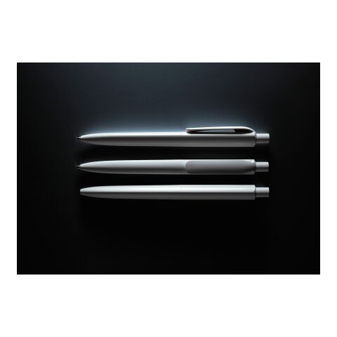 Prodir DS8 stylo à bille à poussoir poli blanc | non disponible | non disponible | sans marquage