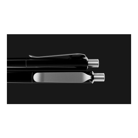 Prodir DS8 stylo à bille à poussoir Soft Touch et agrafe métal orange/argent | non disponible | sans marquage