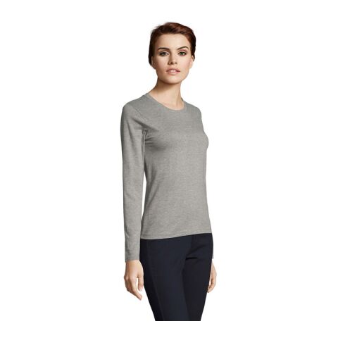 IMPERIAL femme lsl 190g gris chiné | XL | sans marquage | non disponible | non disponible | non disponible
