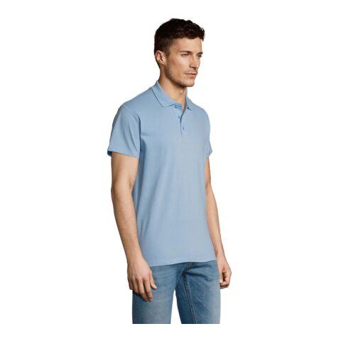 SUMMER II MEN Polo 170g ciel piqué | S | sans marquage | non disponible | non disponible | non disponible