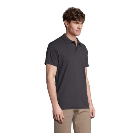 SPRING II Polo Homme 210g gris souris | L | sans marquage | non disponible | non disponible | non disponible