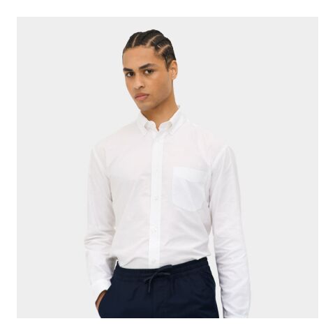 BOSTON CHEMISE HOMME OXFORD blanc | 4XL