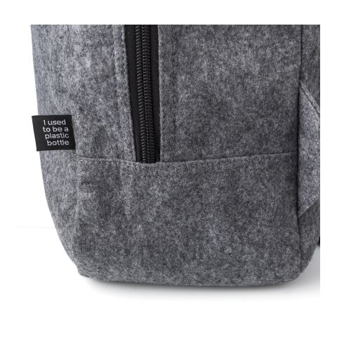 Sac à dos en feutre Rpet Eleanor gris foncé | sans marquage | non disponible | non disponible