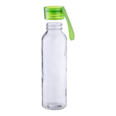 Gourde en verre avec dragonne Anouk vert lime | sans marquage | non disponible | non disponible