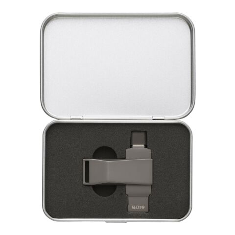 Clé USB twist 3.0 64 Go Dorian argent