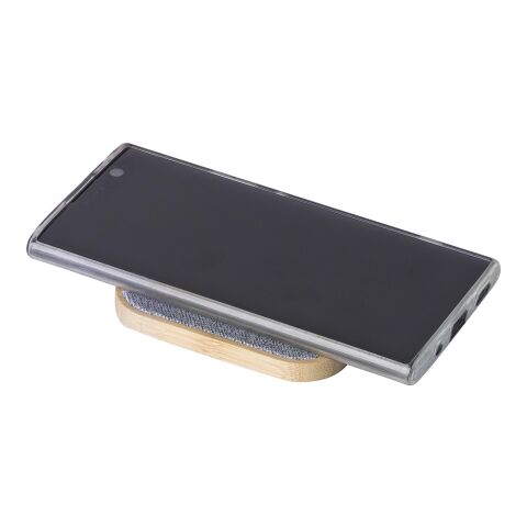 Chargeur à induction en bambou Moses gris | sans marquage | non disponible | non disponible